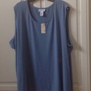 AVENUE - Tank Top - PLUS - Size 30/32 - Blue